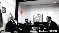 Путиннің Сергей Брилевке берген сұхбаты ресми түрде Мәскеу түбіндегі Ново-Огаревода жазылған. Бірақ кабинет ішіндегі ерекшеліктер сұхбат Сочидегі Бочаров Ручейде болғанын көрсетті.