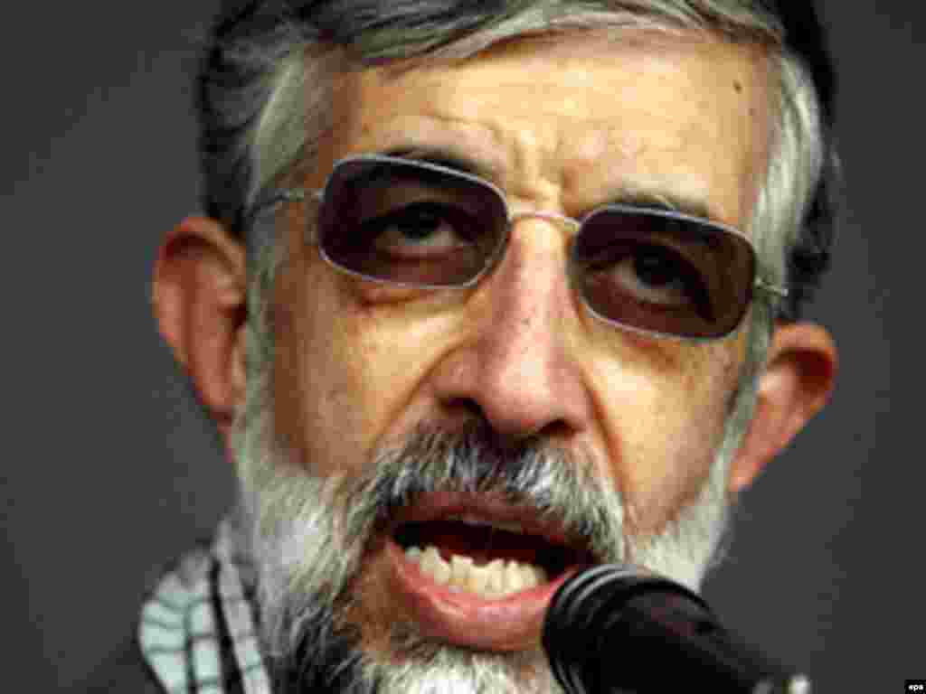 A FAVORITE: Gholam Ali Haddad Adel, born in 1945, is a former parliament speaker and Khamenei adviser whose daughter is married to one of the supreme leader's sons. Adel has held a number of government posts, including deputy minister of Islamic guidance and deputy minister of education. Adel has said previously that he would run for president one day, even if he received "only one vote."