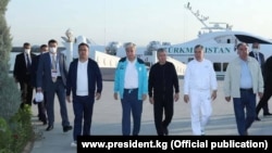 Борбор Азиянын беш мамлекетинин президенттери Түркмөнстанда.