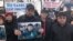 Kazakhstan – the mourning rally in memory of civil activist Dulat Agadil wich died in a Nur-Sultan city police detention center. Shymkent, 27Feb2020