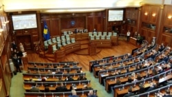 Seanca konstituive e Kuvendit të Kosovës më 17 prill 2025. 