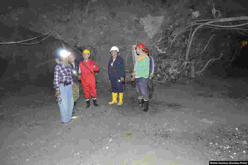 Ак-Терек шахтасынын "чоң залы".