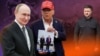 Collage: Putin, Trump and Zelensky