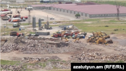 «Լիդիան Արմենիա» ընկերության՝ պարապուրդի մատնված շինտեխնիկան, 7-ը հուլիսի, 2018թ․