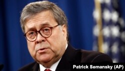 U.S. Attorney General William Barr (file photo)