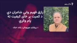 رازق فهیم د معیاري تخلیق پلوی لیکوال او شاعر دی 