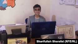 Ehsanullah Wulasmal, a freelance journalist in Uruzgan's capital Tarinkot.