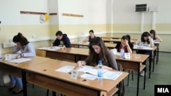 Полагање на државна матура, архивска фотографија.
