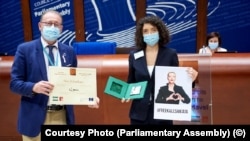 Acceptând premiul în numele Mariei, sora ei a spus că Maria Kolesnikova și-ar dori să dedice premiul tuturor cetățenilor din Belarus care luptă pentru drepturile lor.