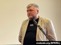 Выступае Андрэй Бастунец. Вільня, 16 верасьня 2025