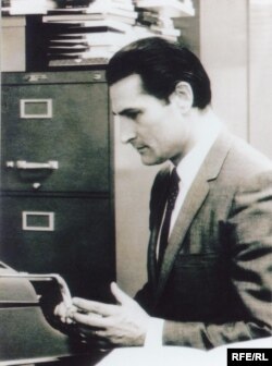 Гариф Солтан, Азатлык радиосында, Нью-Йорк, 1958