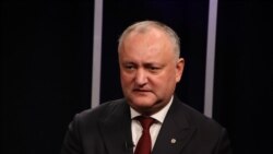 Moldova -- Președintele Igor Dodon în studioul Europei Libere/President of Republic of Moldova in RFERL studio, 24Dec2019