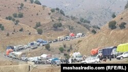 وزیرستان کې د ګاډو یو کاروان