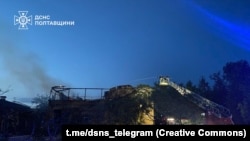 Наслідки одного з попередніх ударів по Кременчуку, архівне фото