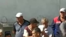 Акция протеста сурхандарьинских шахтеров