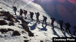 Ирандык альпинисттер.