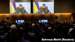 Обращение Владимира Зеленского к парламенту Японии (архивное фото)