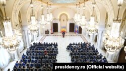 Klaus Iohannis, la întâlnirea cu ambasadorii