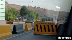 Душанбе, Таджикитсан. Обмеження руху