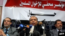 Muslim Brotherhood representatives hold a press conference after talks with the government in Cairo last week. Has the West underestimated their power and aims?