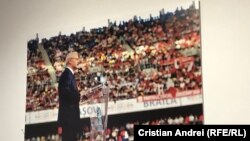 Unul dintre tablourile cu Liviu Dragnea, din sediul PSD.