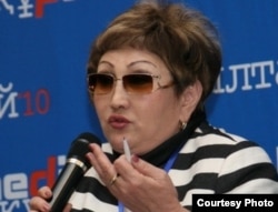 Депутат парламента Айгуль Соловьева.