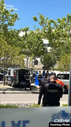 Фото з місця вбивства Андрія Потнова, надані журналістам «Схем» іспанськими журналістами