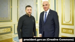 Президент України Володимир Зеленський (л) і генеральний секретар Ради Європи Ален Берсе, архівне фото