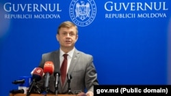 Valeriu Chiveri, viceprim-ministrul pentru Reintegrare, la un briefing de presă din decembrie 2025.