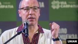 Голова Верховної Ради України Андрій Парубій під час Міжнародного форуму Центральної та Східної Європи VIA CARPATIA. 2019 рік