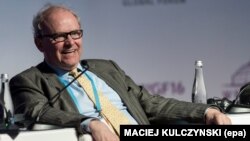 POLAND -- Resident Senior Fellow at Atlantic Council Anders Aslund is seen during a panel 'Competitiveness in a Challenging Global Economy' during the Wroclaw Global Forum 2016 in Wroclaw, Poland, 02 June 2016. 
