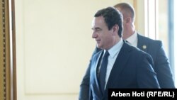 Lideri i Lëvizjes Vetëvendosje, Albin Kurti.