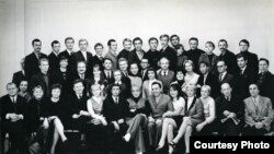 Труппа московского театра "Современник". 1970 год