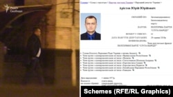 О 21-ій знімальна група зафіксувала, як нардеп Юрій Арістов спустився з третього поверху і залишив ресторан через кухню