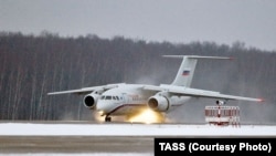 კალინინგრადში ჩაფრინდა თვითმფრინავი ან-148, რომელიც ვიქტორ ბუტის გაცვლის დროს გამოიყენეს. 