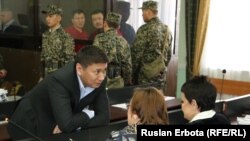 “Астана EXPO 2017” компаниясынын мурдагы жетекчиси Талгат Ермегияев соттук териштирүү маалында. Астана шаары, 4-апрель, 2016-жыл.