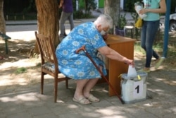 Голосование за поправки в Конституцию России в Керчи