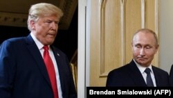 Президент США Дональд Трамп і президент Росії Володимир Путін 