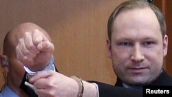 Norwegian right/wing extremist Anders Behring Breivik