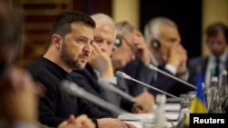 უკრაინის პრეზიდენტი კიევში გამართული ევროკავშირ-უკრაინის სამიტის დროს 