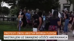 SAD: Protesti nastavljeni uz smanjeno prisustvo ljudi