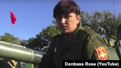 Svitlana Dryuk gained notoriety as a tank commander for separatist forces in eastern Ukraine. (file photo)