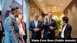 Crnogorski ministri i komesarka za proširenje EU Marta Kos, 27. juna 2025.