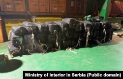 Tjetër fotografi e publikuar nga ministria serbe.