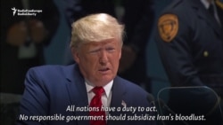 Trump Calls On Nations To Combat Iran's 'Bloodlust'