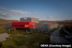 Ndërtesa e kompanisë Kivo në Kosovë, ku janë të punësuar 130 punëtorë.