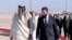 د قطر امیر شیخ تمیم بن حمد ال ثاني د سوریې له نوی واکمن احمد الشرع سره 