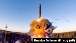 Росія, 2020 рік. Під час запуску міжконтинентальної балістичної ракети наземного базування в рамках навчань за участю стратегічних ядерних сил країни