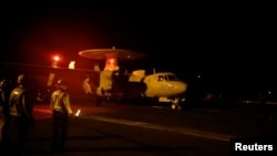 د امریکا او بریتانیا هوايي ځواکونه پر حوثي یاغیانو د بریدونو لپاره چمتووالی نیسي.