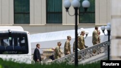 Делегация Украины во дворце Чираган